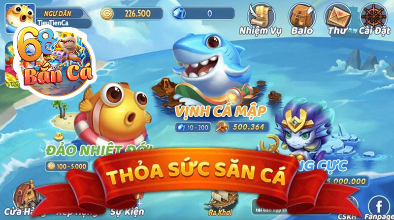 Bắn những con cá yếu vừa bắt đầu ra khỏi bàn