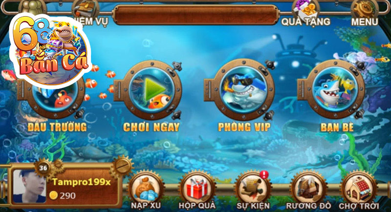 Tải và trải nghiệm tựa game siêu thị Cuamobi bắn cá siêu đỉnh