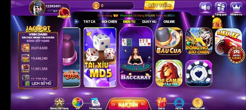 68 game bài – Sân chơi giải trí đổi thưởng an toàn hiện nay 16 Giao diện 68 game bài được thiết kế hết sức sinh động, trẻ trung