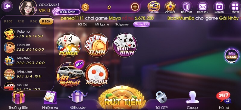 Sam86 - Link vào cổng game đẳng cấp thế giới không bị chặn 12 Kho game bài đồ sộ với luật chơi đơn giản của cổng game Sam86