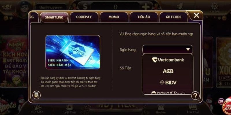 Nhatvip – Thiên đường game đẳng cấp của giới trẻ hiện nay 13 Thao tác nạp tiền nhatvip với các bước hết sức dễ dàng