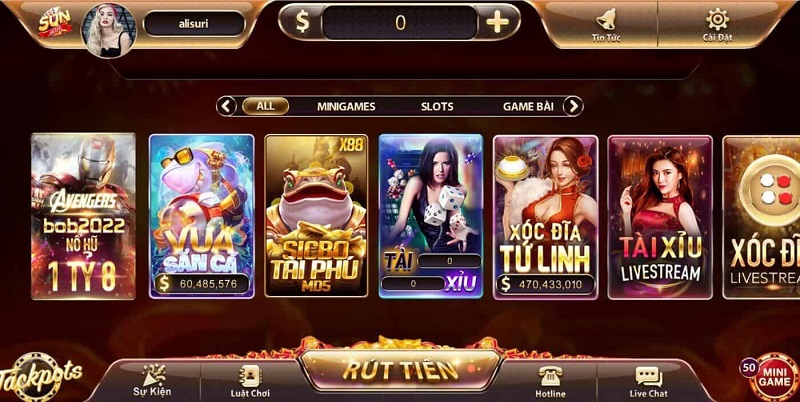 Kho game đặc sắc đáng thử tại Sunwin Tài Xỉu