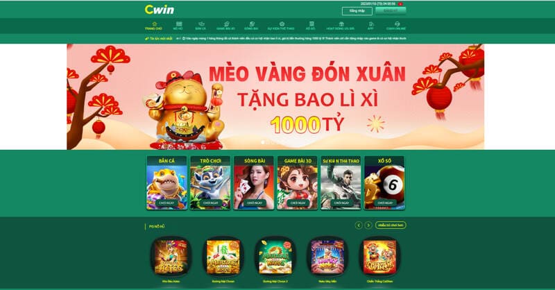 Cwin là nhà cái quen thuộc của hàng triệu game thủ