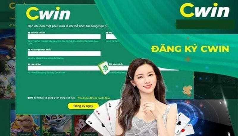 Đăng ký tài khoản Cwin chỉ 3 bước nhanh gọn