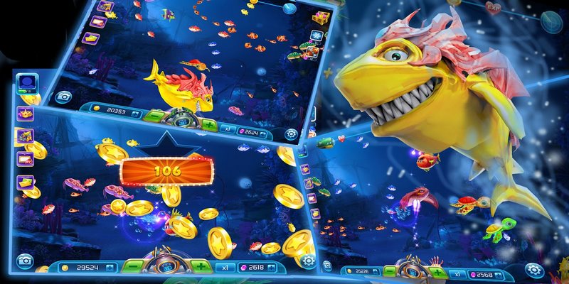 Bắn cá xèng - Game bắn cá đổi thưởng tỷ lệ nhận thưởng lớn 6 Số lượng xu có thể nhận được sẽ hiển thị rõ ràng
