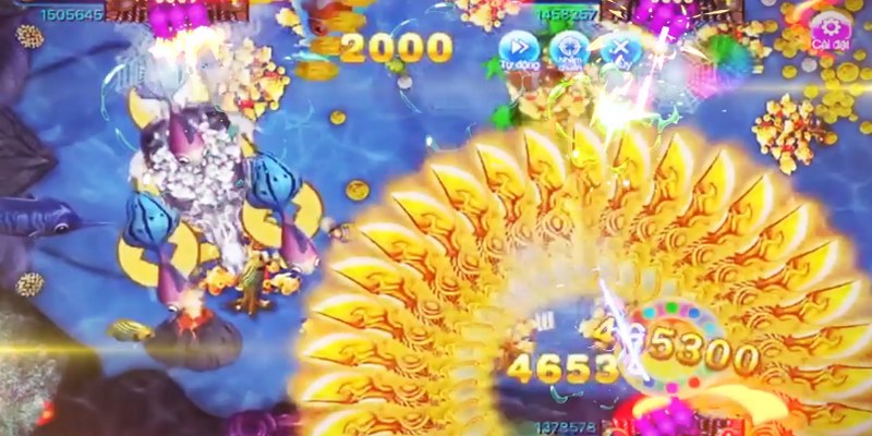 Khi đến với game bắn cá bạn phải ấn tượng với kho vũ khí cực kỳ đa dạng
